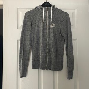 Grey Nike Zip Up